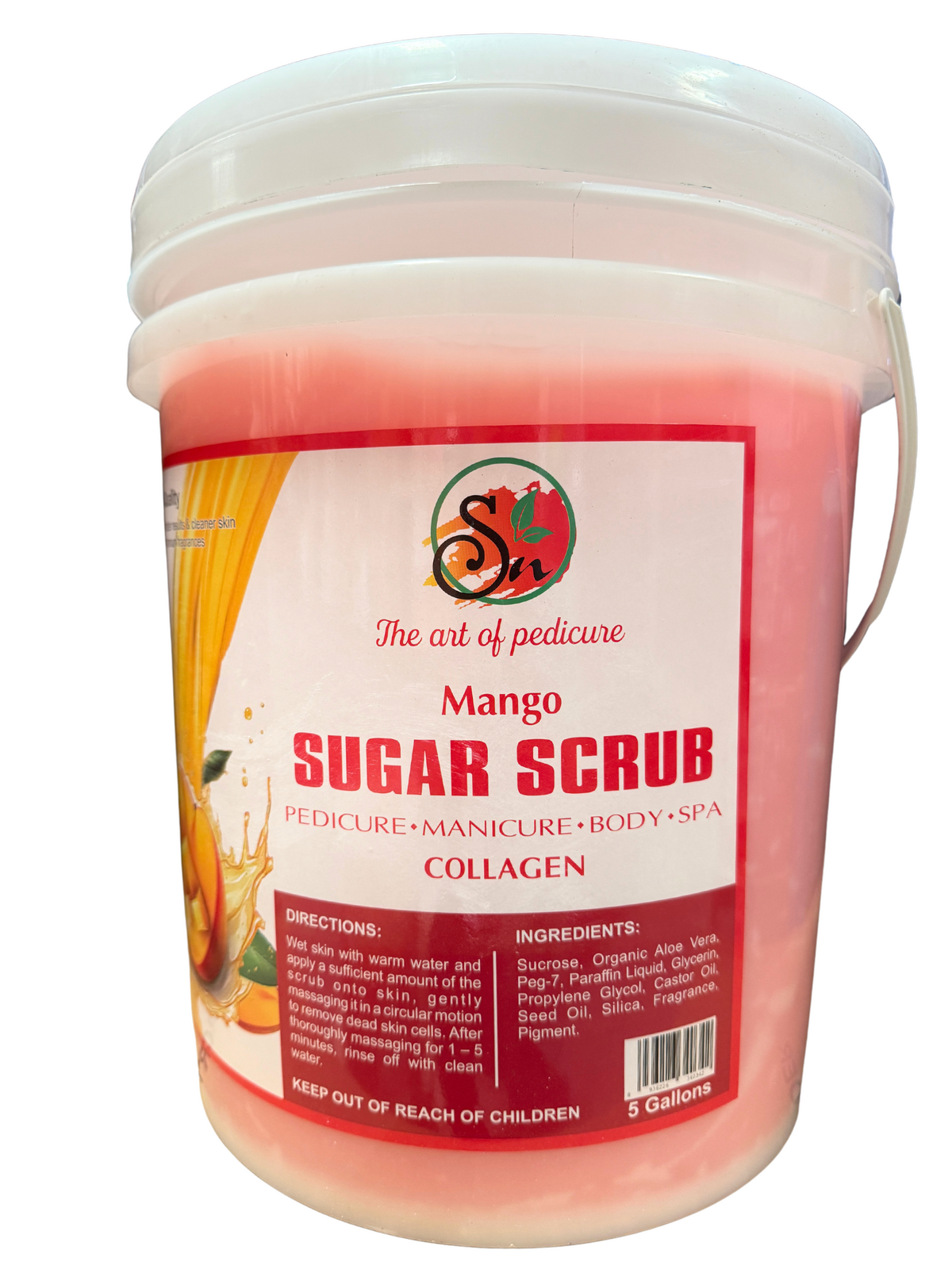 Product image: SN-ScrubSugar-Mango-5gal