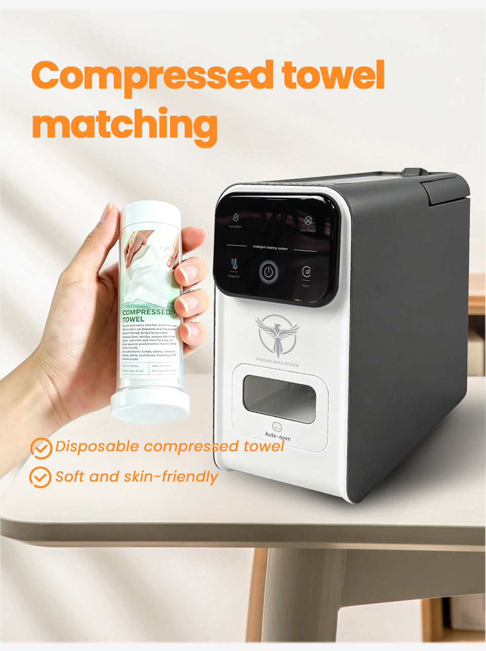 Phoenix Compressed Towel Refills for Smart Distribution Machine