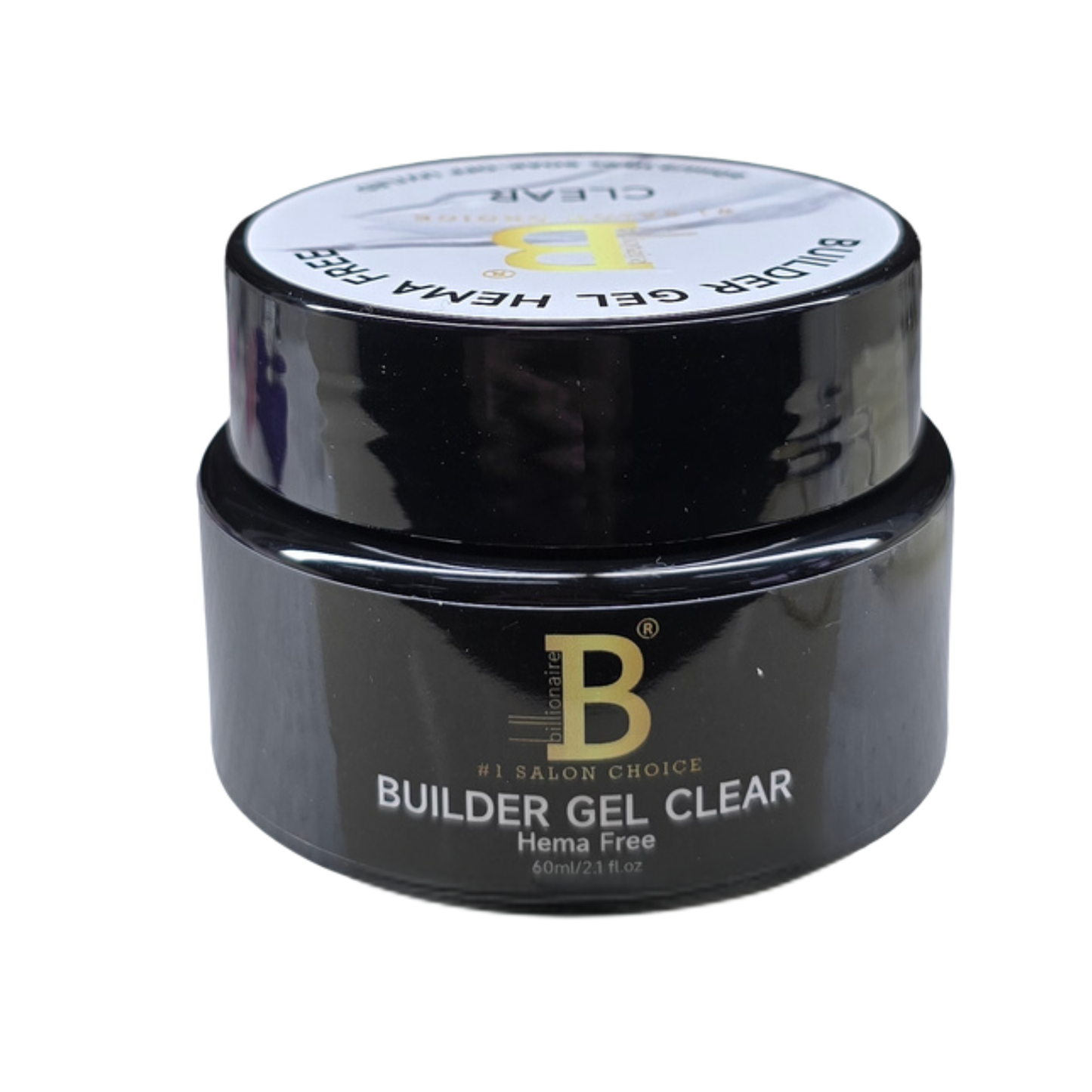Billionaire (White label) Builder Hard Gel Nail HEMA Free Soak Off UV LED 01 Clear - 60g