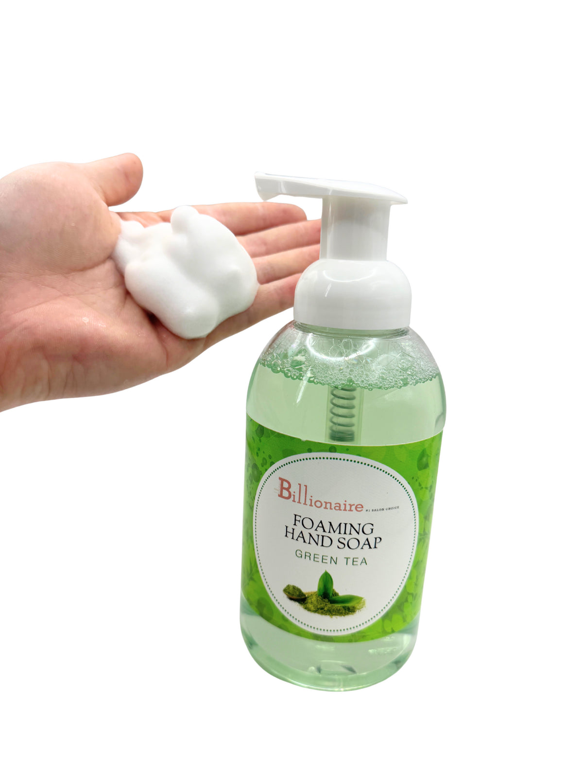Billionaire - Foaming Liquid Nail Hand Soap - Green Tea - 500ml 16oz
