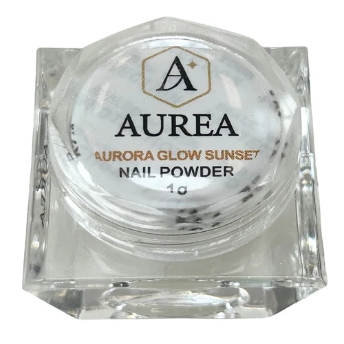 AUREA - Nail Chrome Powder - Aurora Glow Sunset (1g)
