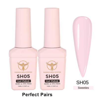 Phoenix - Sheer Gel Polish Collection 24 Colors (48 bottles)