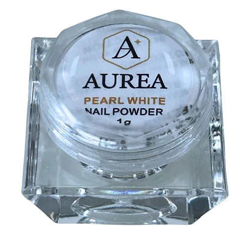AUREA - Nail Chrome Powder - Pearl White (1g)