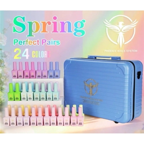 Phoenix - Spring Gel Polish Collection 24 Colors (48 bottles)