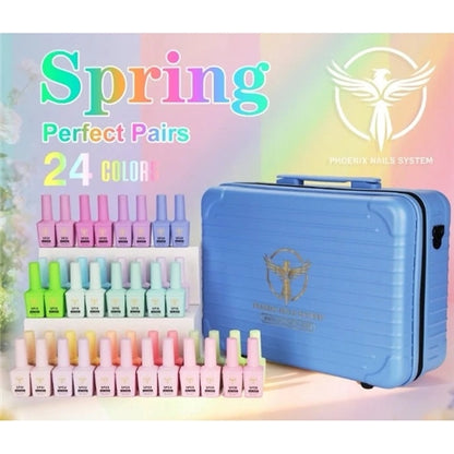 Phoenix - Spring Gel Polish Collection 24 Colors (48 bottles)