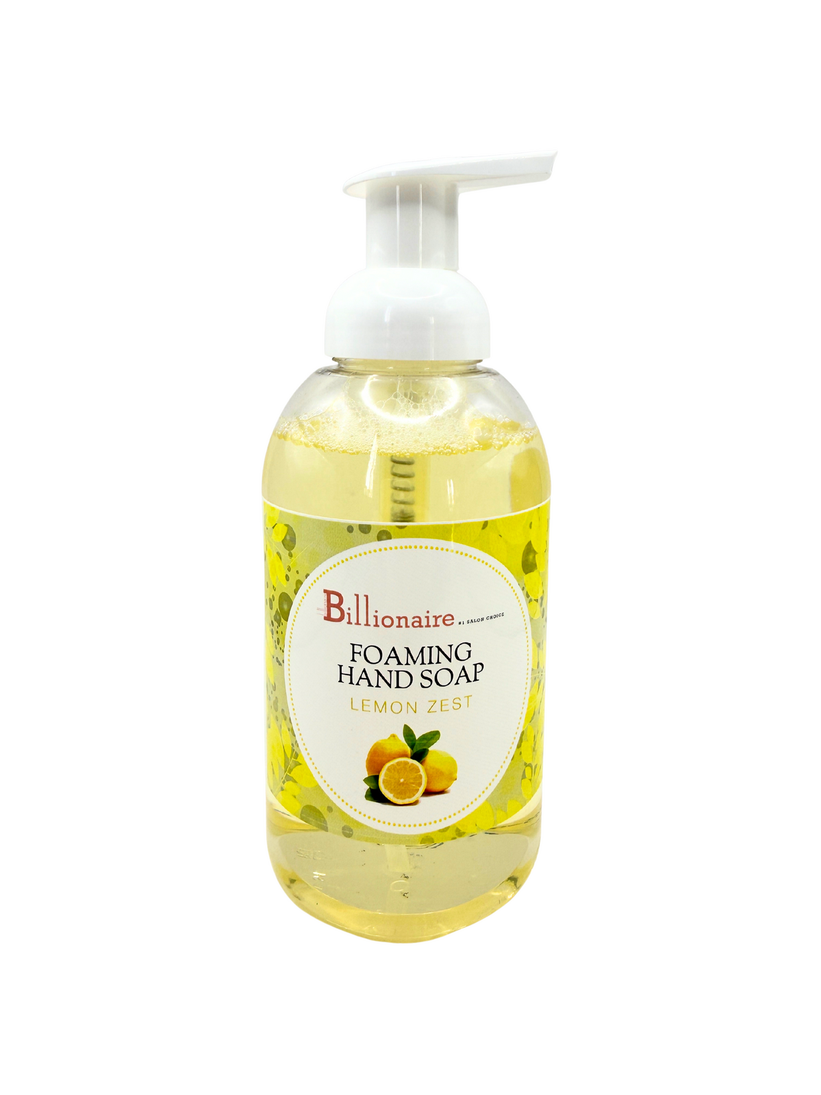 Billionaire - Foaming Liquid Nail Hand Soap - Lemon Zest - 500ml 16oz