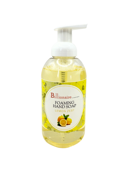Billionaire - Foaming Liquid Nail Hand Soap - Lemon Zest - 500ml 16oz