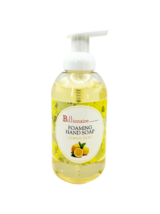 Billionaire - Foaming Liquid Nail Hand Soap - Lemon Zest - 500ml 16oz