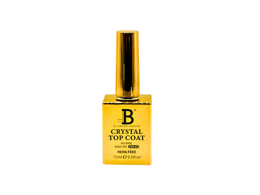 Billionaire - Sơn phủ Shellac Crystal Top Coat không cần lau, không chứa HEMA, 15ml