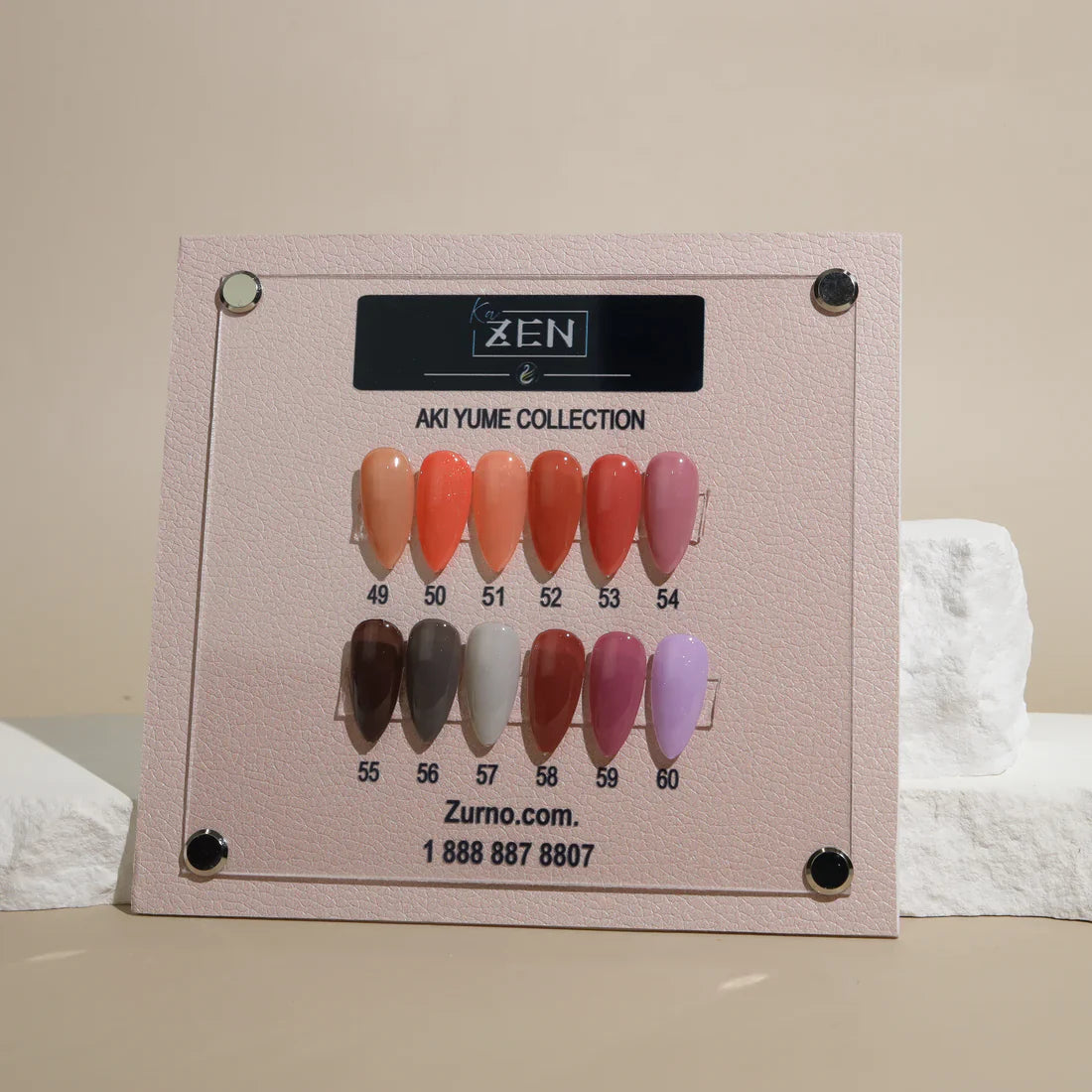 ZEN - Brush-on Builder Gel Nails BIAB - #56 Smoke Whiskey - Aki Yume Collection - 20ml