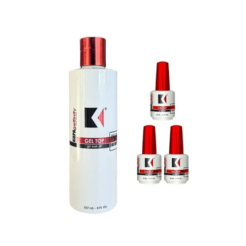 KUPA GelFinity - UV LED Gel Nail Top Coat Bóng (Không Cần Lau) 237ml