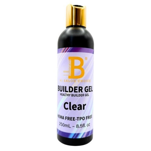 Billionaire BIAB Builder Gel Brush-On Soak Off Refill - 01 Clear 250ml
